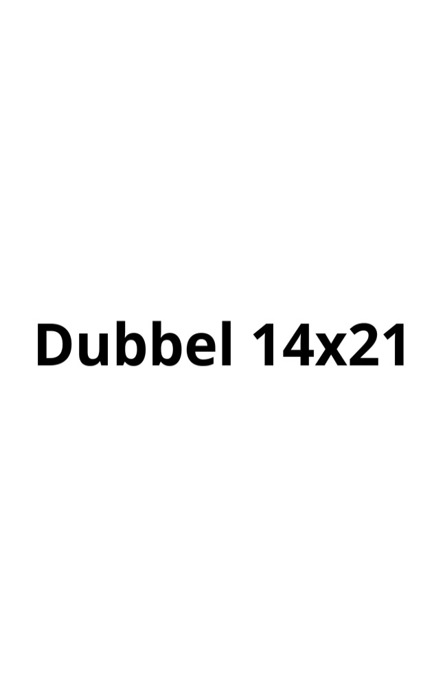 Dubbel 14x21
