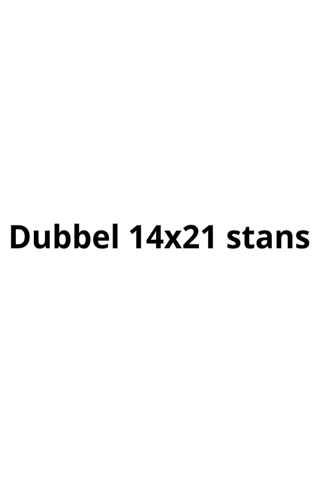 Dubbel 14x21 STANS