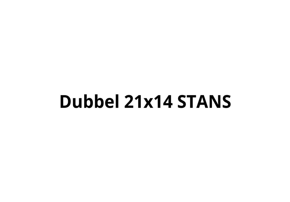Dubbel 21x14 STANS